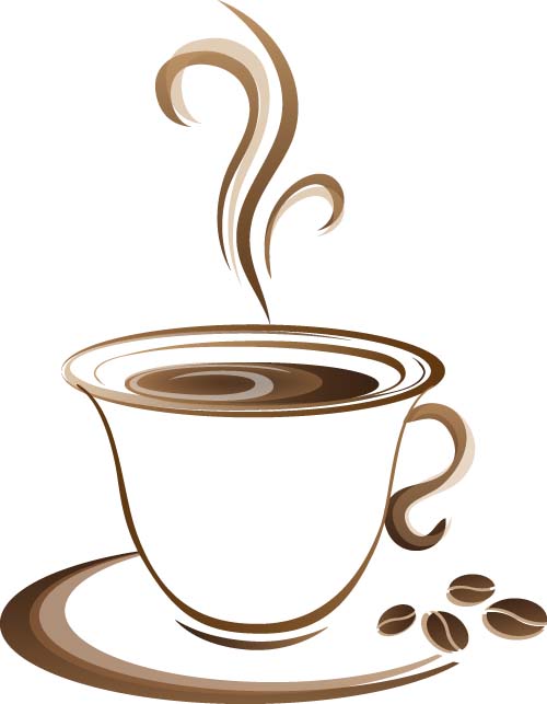 Cup with coffee abstract illustration vector 01 illustration cup coffee abstract   