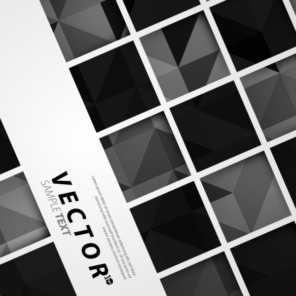Black and white Squares concept backgrounds vector 01 white square concept background concept black   