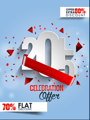 2015 christmas discount big sale poster vectors 15 poster discount christmas big sale 2015   