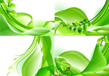 breath spring green background. vector spring green breath background   