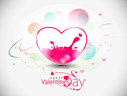 Abstract valentines day design vectors 01 valentines design day abstract   