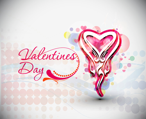 Abstract valentines day design vectors 04 valentines design day abstract   