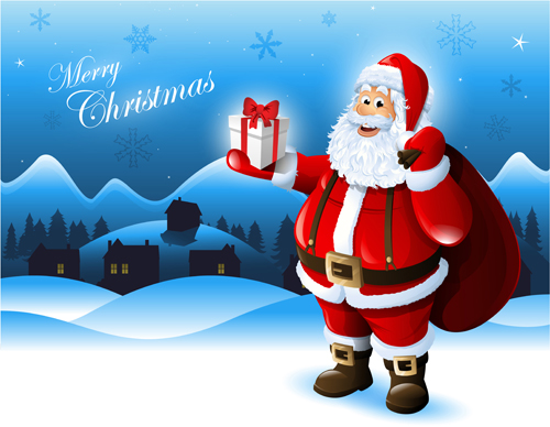 Elements of Santa Claus design vector graphics 01 santa elements element Claus   