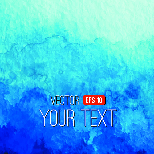 Blue watercolor grunge backgrounds vector watercolor grunge backgrounds background   