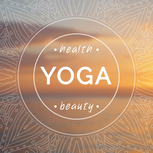 Blurred yoga creative background vectors set 05 yoga creative blurred background   