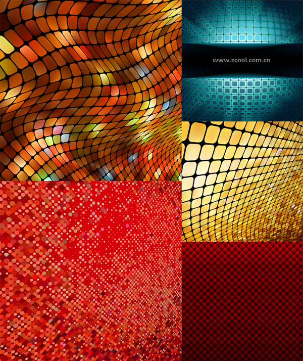 dynamic mosaic background Vector Graphic walls twisted shine mosaic dynamic dazzling colorful background abstract   