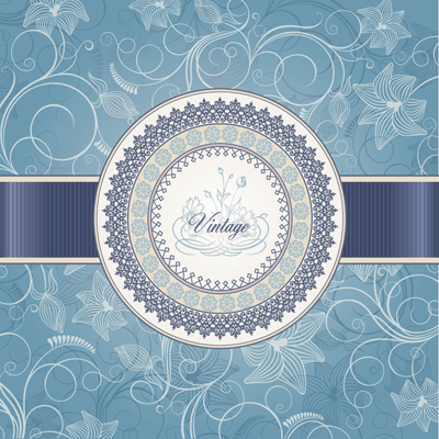 Vintage backgrounds with floral vector graphic 01 vintage floral   