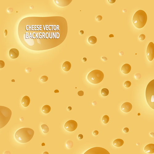 Shiny yellow cheese background vector 02   