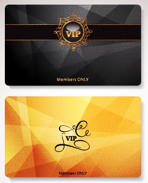 Glowing Vip card creative design vector set 01 vip card vip glowing creative cards card   