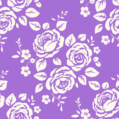 Retro roses seamless patterns design vector 02 seamless roses patterns pattern design   