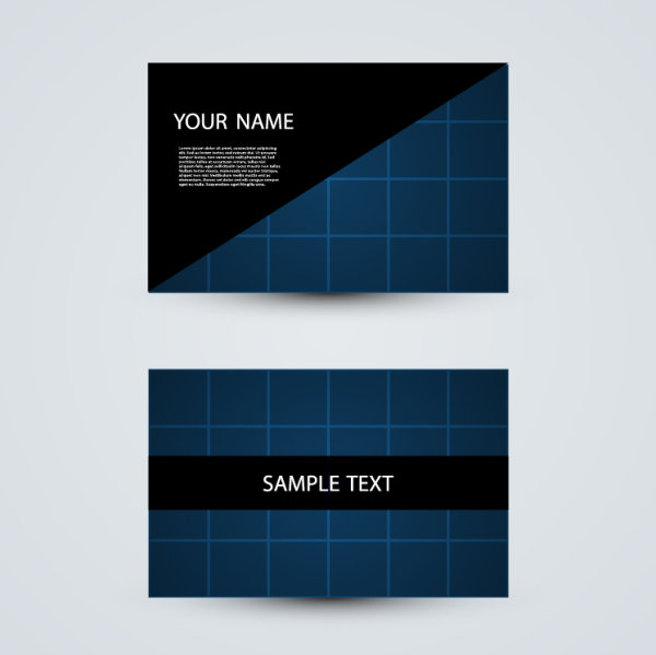 Modern design Business Cards vector set 05 modern cards business card business   