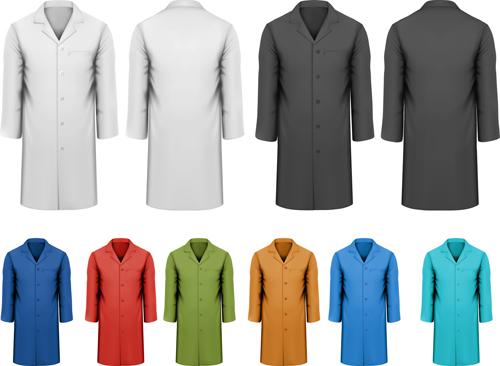 Colored coat creative vector creative colored Coat   