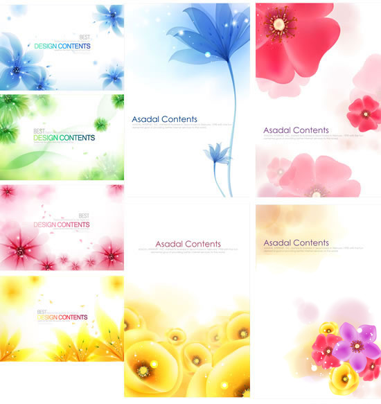 Dream flower background art vector Vector Background flowers Dream flower   