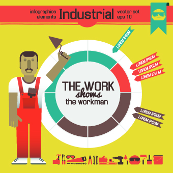 Industrial infographics vector infographics infographic industrial   