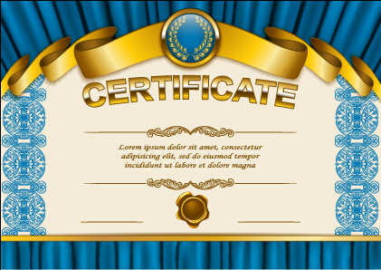 Vector certificate template exquisite vector 11 exquisite diploma certificate template certificate   
