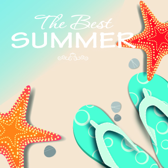 Shiny summer art background vector 02 Vector Background summer shiny   