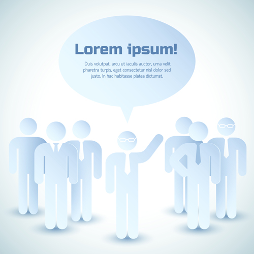 White business people with text cloud vector 04 text cloud people business people business   
