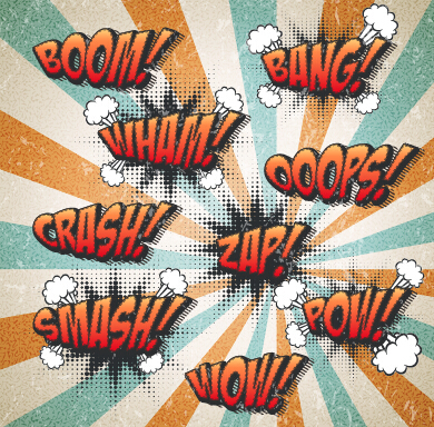Speech bubbles cartoon explosion styles vector set 11 speech bubbles explosion cartoon bubbles   