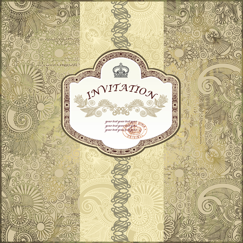 Elements of Vintage Style vector backgrounds 05 Vintage Style vintage elements element   