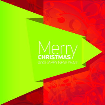 2014 Christmas creative origami background vector 01 creative origami creative christmas background vector background 2014   