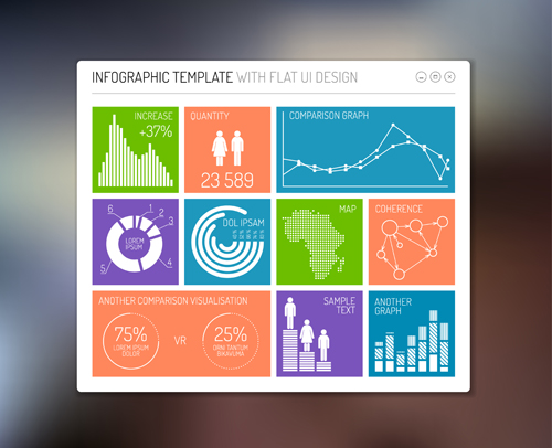 Infographic template elements 01 template infographic elements element   