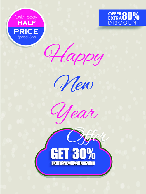 2015 christmas discount big sale poster vectors 01 poster discount christmas big sale 2015   