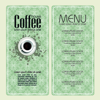 Coffee banner and menu design vector 02 menu coffee banner   