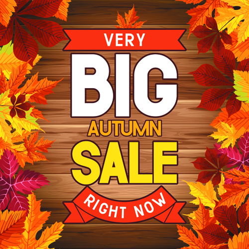 Autumn big sale design elements vector 06 sale design element design elements big sale autumn   