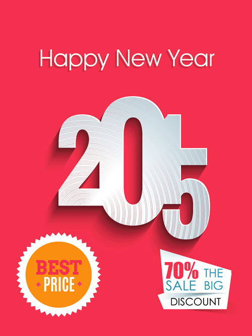 2015 christmas discount big sale poster vectors 05 poster discount christmas big sale 2015   