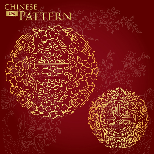 Chinese style floral pattern vector graphic 02 pattern vector pattern floral pattern floral chinese   