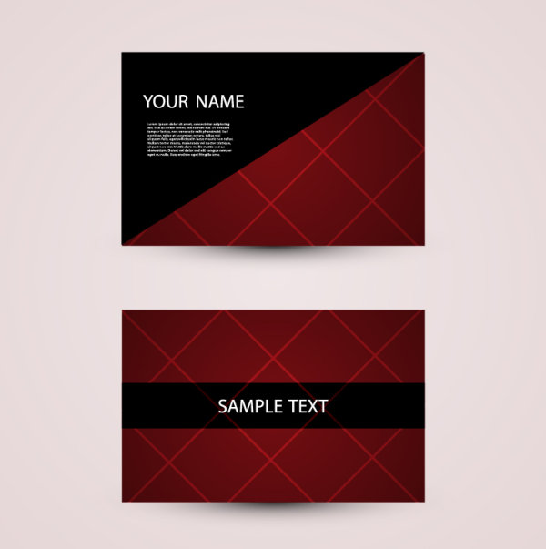 Modern design Business Cards vector set 04 modern cards business card business   