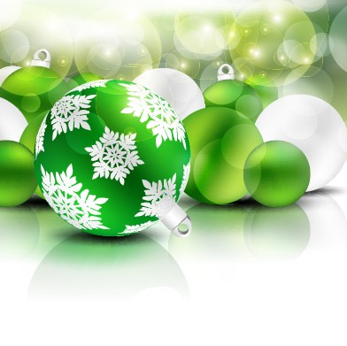 2014 Christmas colored baubles design vector 03 colored christmas baubles 2014   