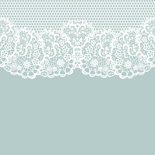 Elegant white lace vector background 02 lace vector elegant background   