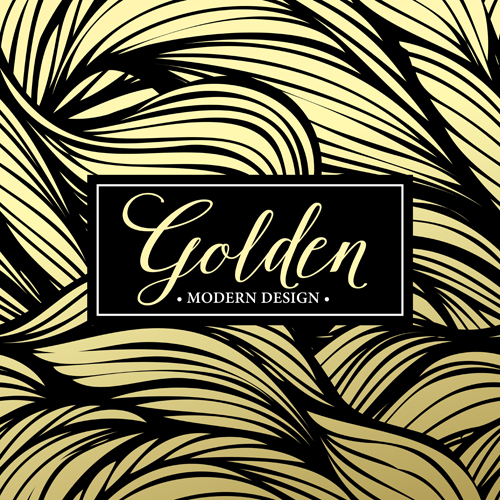 Floral seamless pattern with gold frame vectors 03 seamless pattern gold frame floral   