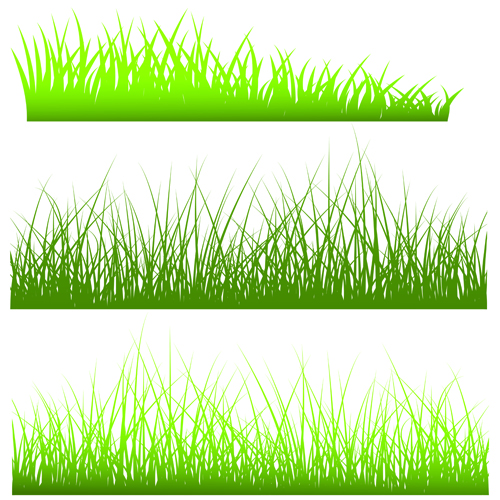 Vector Green Grass Elements set 07 green grass green grass elements element   