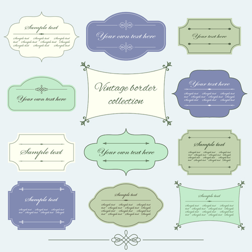 Elegant vintage frames design vector 01 vintage frames frame elegant   