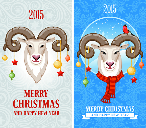 2015 goats christmas banners design 02 goat christmas banners 2015   