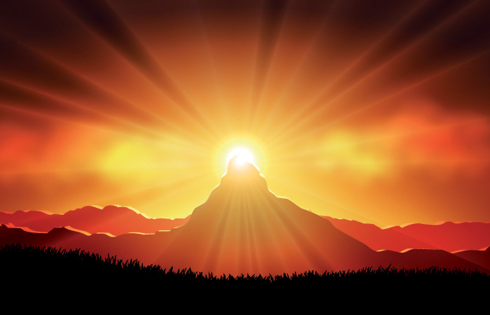 Mountains with sunset beautiful background vector 02 sunset mountains mountain beautiful background vector background   