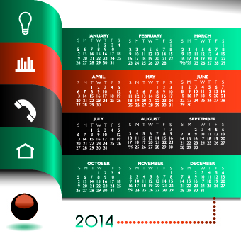 Calendar 2014 vector huge collection 97 Huge collection collection calendar 2014   