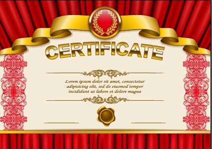 Vector certificate template exquisite vector 01 exquisite diploma certificate template certificate   