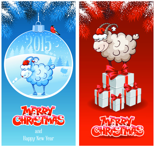 2015 goats christmas banners design 03 christmas banners 2015   