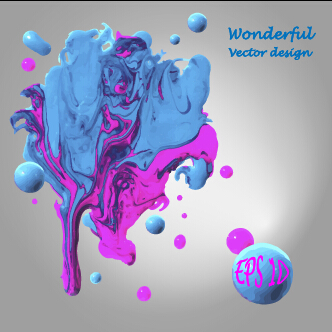 Wonderful oil paint art background vector 03 Wonderful paint oil background   