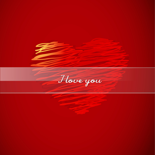 Background and Romantic hearts vector graphics 04 romantic hearts heart   