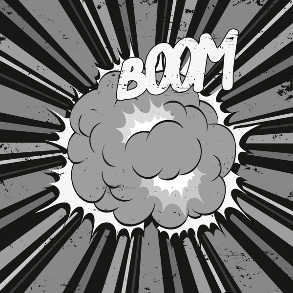 Cartoon explosion frames vector set 02 frames frame explosion cartoon   