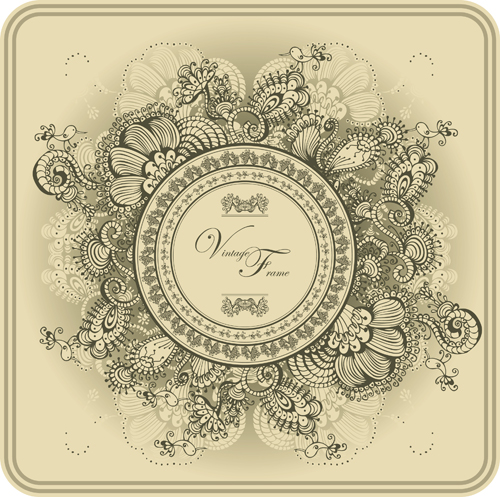 Elements of Vintage Style vector backgrounds 04 Vintage Style vintage elements element   