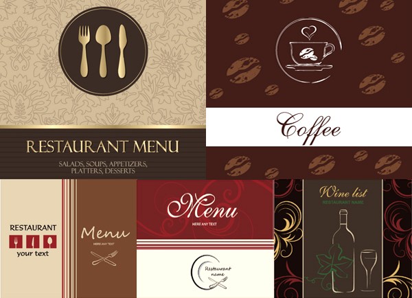 Restaurant food menu cover vector restaurant menu food cover   