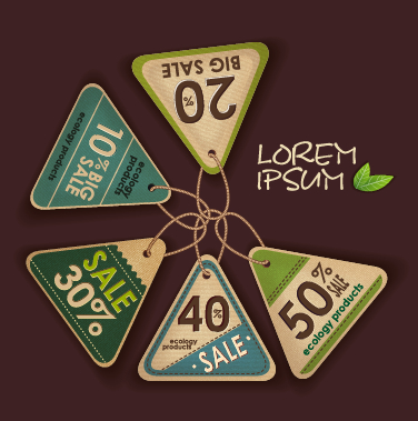 Ecology products price tags vector set 02 tags products product ecology   