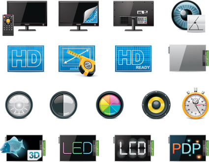 Vector set of Modern appliances HD icons 04 modern icons icon appliances   