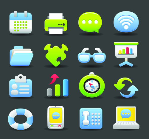 Various society vector Icons set 01 society icons icon   