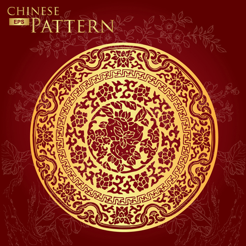 Chinese style floral pattern vector graphic 04 pattern vector pattern floral pattern floral chinese   